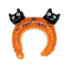 50 Pieces/Pack Inflatable Christmas Balloon Headband 8 Design Hair Clasp DecorBat