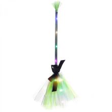 Halloween Decorations Witch Broom with LED Lights Props Children Gift for Kid Adult Plastic Broomsticks Cosplay SuppliesBR09 Centipede 3