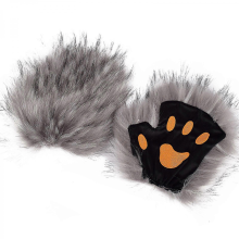 Oversized Cats Paws Handmade Animal Furry Kitten Gloves Fursuit for Masquerades COSPLAY Cats Paws Gloves Handmade FursuitStyle 4