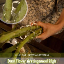 Spiral Ikebana Stem Holder For Flowers Spiral Stem Holder 6 holes