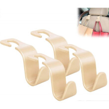 Universal Multifunctional Car Vehicle Headrest Hook, Organizer Hanger Storage Hook for Bag Purse Cloth Grocery