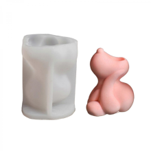 Cartoon Animal Candlestick Silicone Molds Ornament Dogs Candle Holder Molds for Candle Holder Making Plasters MouldMulticolor