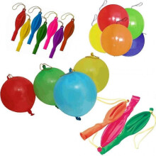 Heavy Duty 50 x Punch Balloons Assorted Colours Latex Celebration Perfect Party Bag Filler