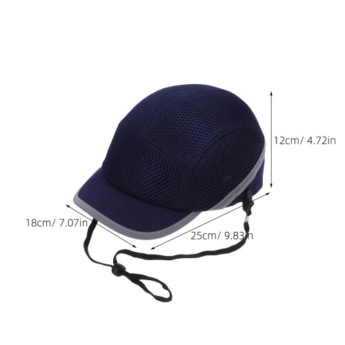 capacete segurança construção ajuste azul 1