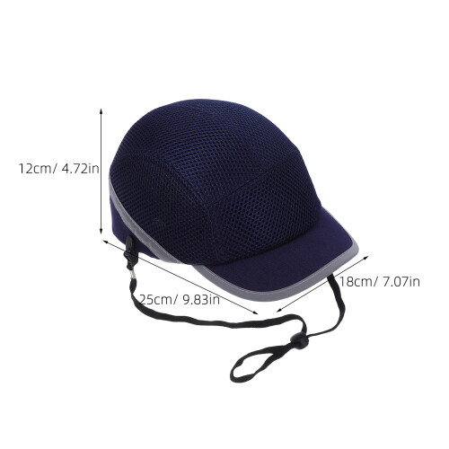 capacete segurança construção ajuste azul 2