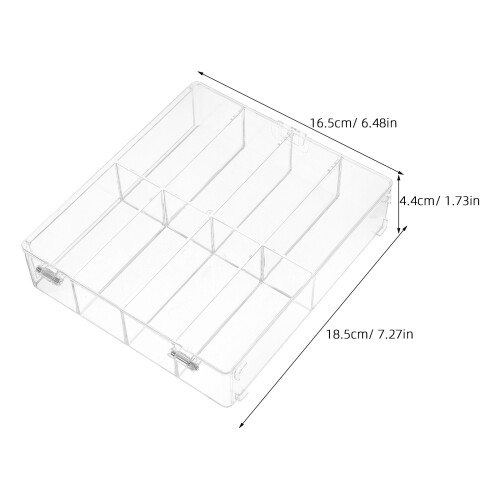 caixa de exibição para modelos de carros 1:64 transparente 2
