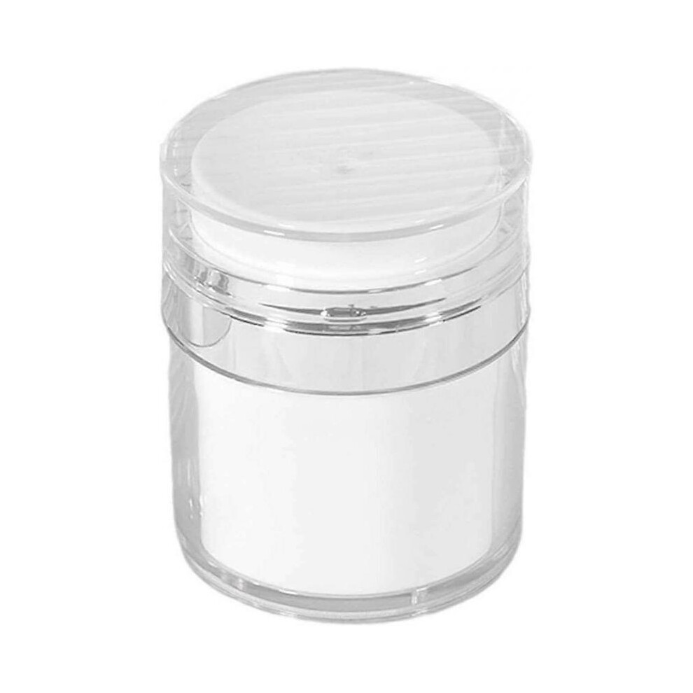 Airless Pump Jars,Empty Acrylic Makeup Cosmetic Jar Containers With Pump,Refillable Airless Travel Lotion Jar-image