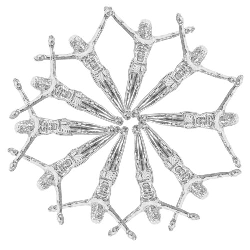 10 unid. pingente crucifixo metal para colar pulseira