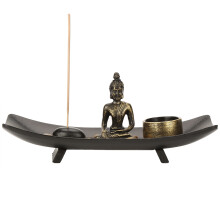 Zen Räucherstäbchenhalter Set 10cm Klassisches Design Perfekt für die Wohnraumdekoration