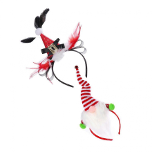 Christmas Santa Headbands for Decor 2Pcs Christmas Party HeadbandsMulti30x28cm