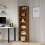 Living And Home 6-Tier Open Bookcase Bamboo Storage Shelf 2