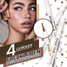 4 Colors Freckle Pen,Natural Lifelike Freckle Makeup Pen Magic Freckle Color