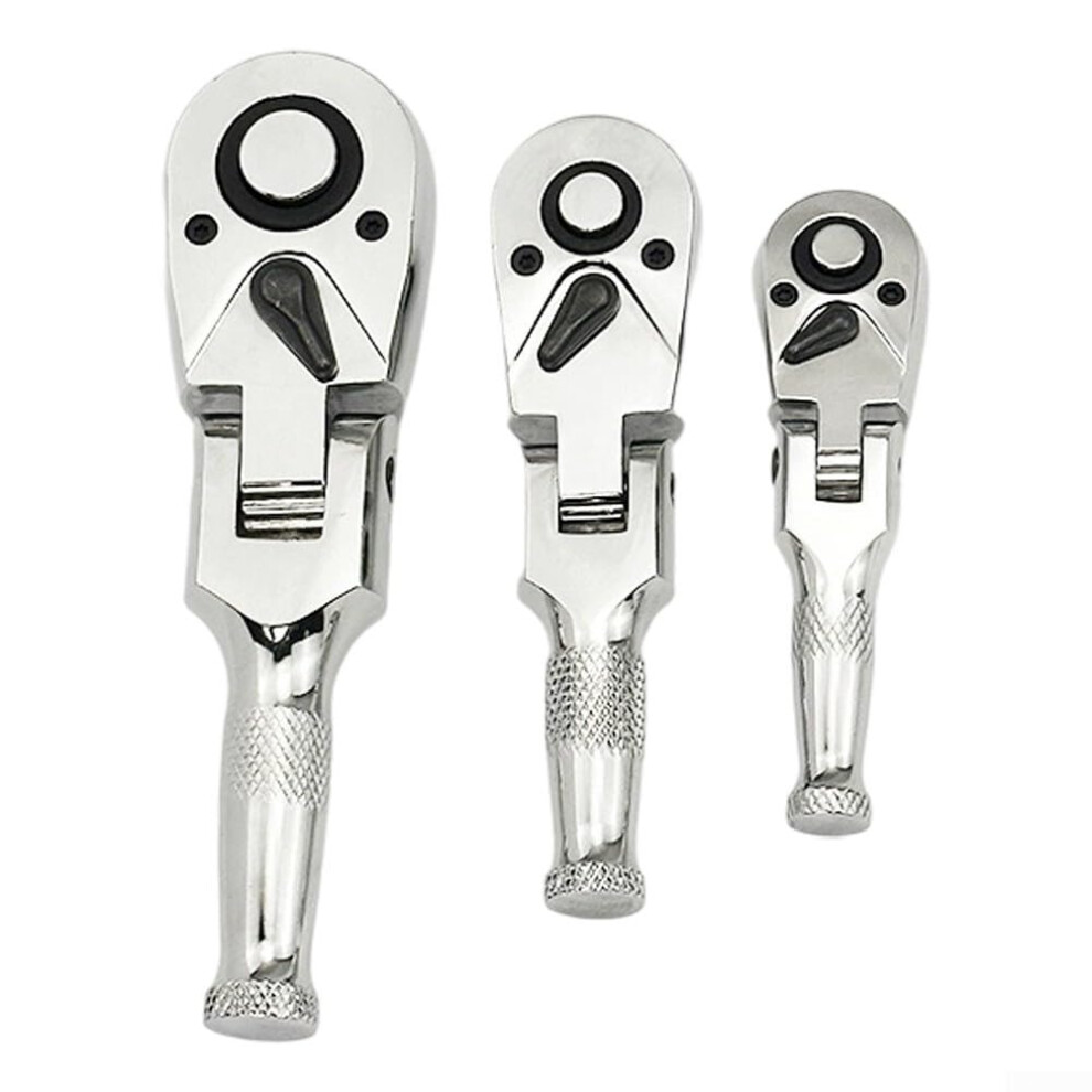 3Pcs Flexible Ratchet Wrench Set With Secure Socket Lock For Reliable Performance 9084446976519