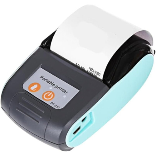 Diverse Application Thermal Receipt Printer 58mm For Busy Workplaces Android Compatible Blue Fast Print Speed 2