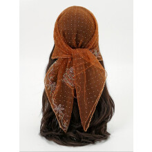 (Fawn Brown, one-size) Women's Glitter Decor Scarf, Elegant Scarf for Daily Wear, Casual Trendy Scarf for Women, Trendy All-match & Exquisite Scarf for Birthday