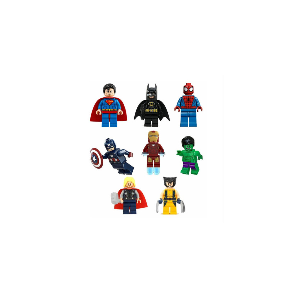 Gacloz 8Pcs Super Heroes Building Blocks Minifigures Thor