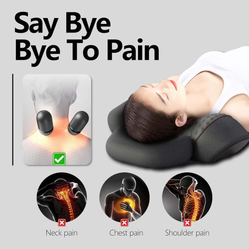 3 in 1 Neck Massager, Heated Massage Neck Pillow 1