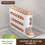 (White, 1 count) 4 Layer Egg Storage Box, 1 Count Slide Egg Storage Box, Large Capacity Automatic Egg Roller, Durable Stackable Fridge Organizer, Kitchen 6