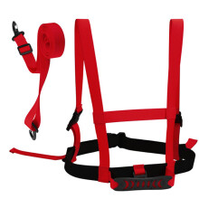 Kids Ski Harness Adjustable Trainer For Kids Safety Straps Portable Child Reins For Walking Skating Snowboard Red