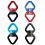 360 Degree Swivels Connectors Sealed Bearings Swivels-red blue 2