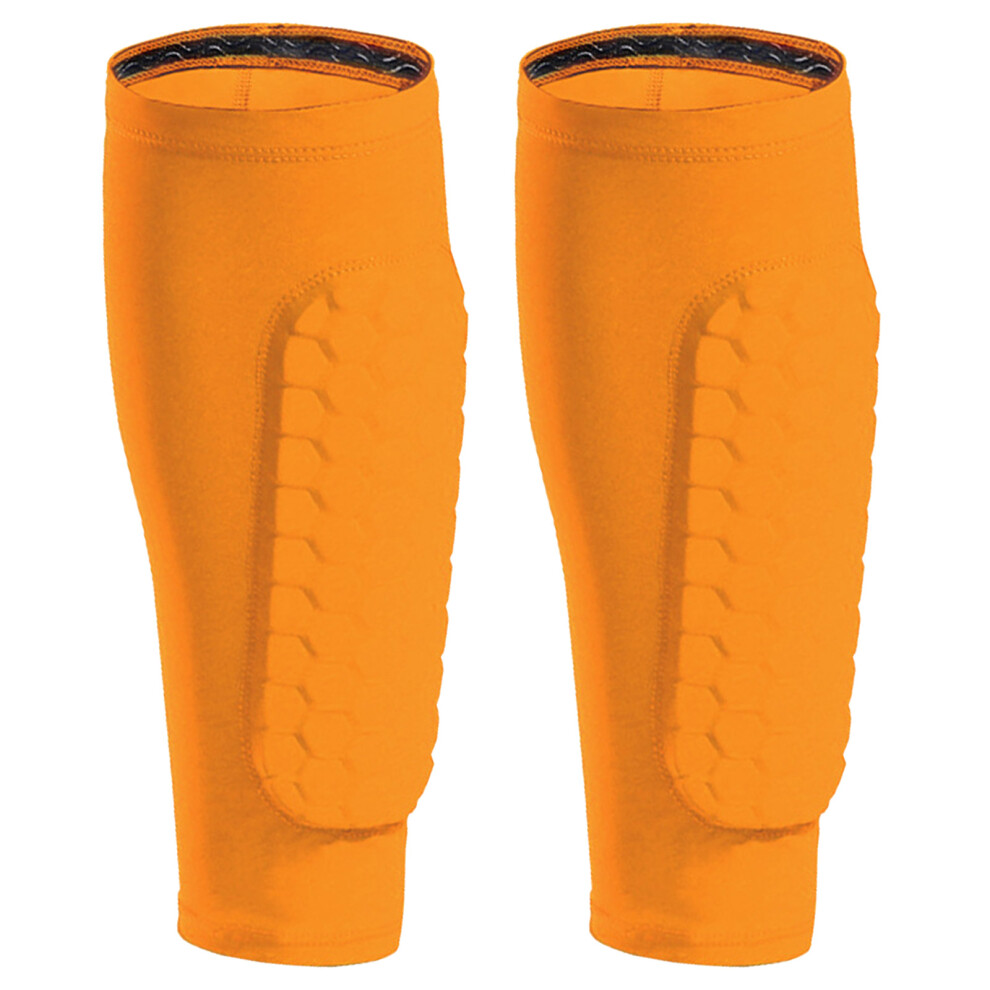 Leg Compressing Sock Calf Compressing Sleeve for Calf-Orange M