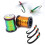 Double Side Color Flat Tinsel Peacocks/Orange Flat Metallic-1mm 5