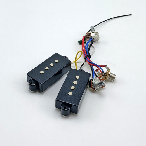 Tone Control Wiring Harness 4 Strings Pickup for Bass Guitar 1