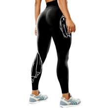 Women Fitness Pants Glow In The Dark Yogas Trousers-gh ost L