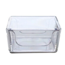 Portable Clear Chalk Protections Box Acrylic Billiard Chalk-B