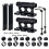 Bicycles Fixed Front Fork Bracket Mount Rack Aluminum Alloy-C 1