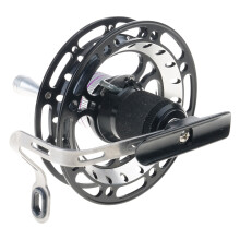 Fly Fishing Reels Sound Hand Reels Metal-black right hand