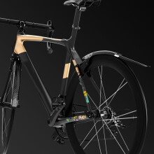 Wide Front/Rear Mud Guards Quickly Release Bike Mudguard for Mountain Bike Matching outfit
