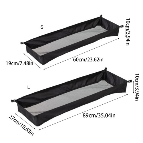 Outdoor Folding Net Bag Picnics Under Table Storage Bag Desk-L 1