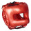 Full Face Kick Boxing Helmets PU Leather Training-Red S 1