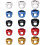 Full Face Kick Boxing Helmets PU Leather Training-Black S 2