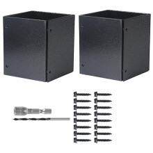 2 sets mailbox post protector deck base railing square base