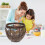 household imitation rattan woven plastic storage basket 4