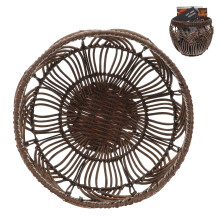 household imitation rattan woven plastic storage basket