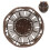 household imitation rattan woven plastic storage basket 1