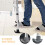 4pcs replacement glide feet for folding walkers, seniors 8