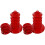 2Pcs Red PP Lollipop Stand Multi-Layer Display Rack Desktop Holder 7