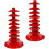 2Pcs Red PP Lollipop Stand Multi-Layer Display Rack Desktop Holder 10