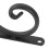 2Pcs Black Iron Hanging Flower Pot Brackets Space-Saving Wall Mounts 7