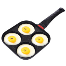 Egg Pans Nonstick Small Aluminum Omelette Pan 4-Cup Capacity With Temperature-Controlled Strip For Home Use