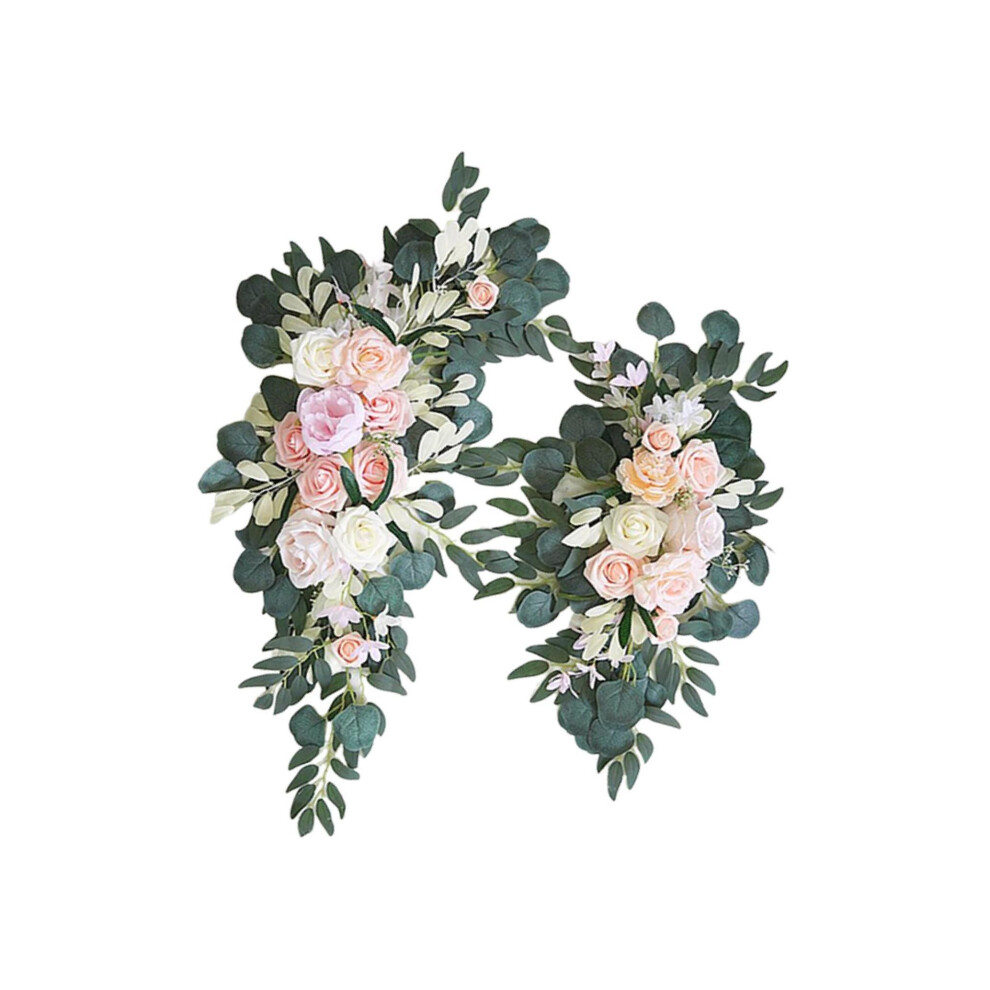 (Pink) Artificial Wedding Arch Flowers Graceful Floral Arrangement for Living-image-OPC-PKKM829-NEW