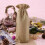 Foldable Linen Wine Bags Set of 12 - Reusable Drawstring Bottle Covers 5