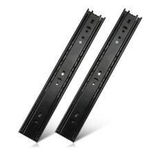Drawer Slides 1 Pair Soft Close Heavy Full Extension Ball Bearing Kitchen Cabinet Drawer Rails 16 Inch (400 Mm)