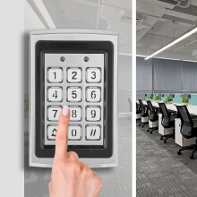 RFID Access Control Keypad Black, 1000 Users, Impact Resistant