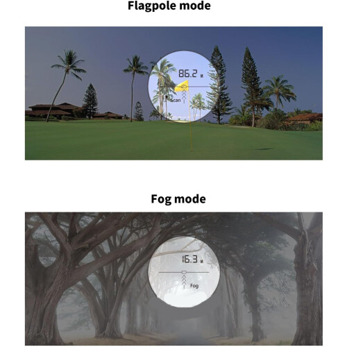Golf Rangefinder 6X Magnification, 500-Yard Range, Slopes, Camouflage Model 500, High Precision 2