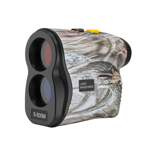 Golf Rangefinder 6X Magnification, 500-Yard Range, Slopes, Camouflage Model 500, High Precision